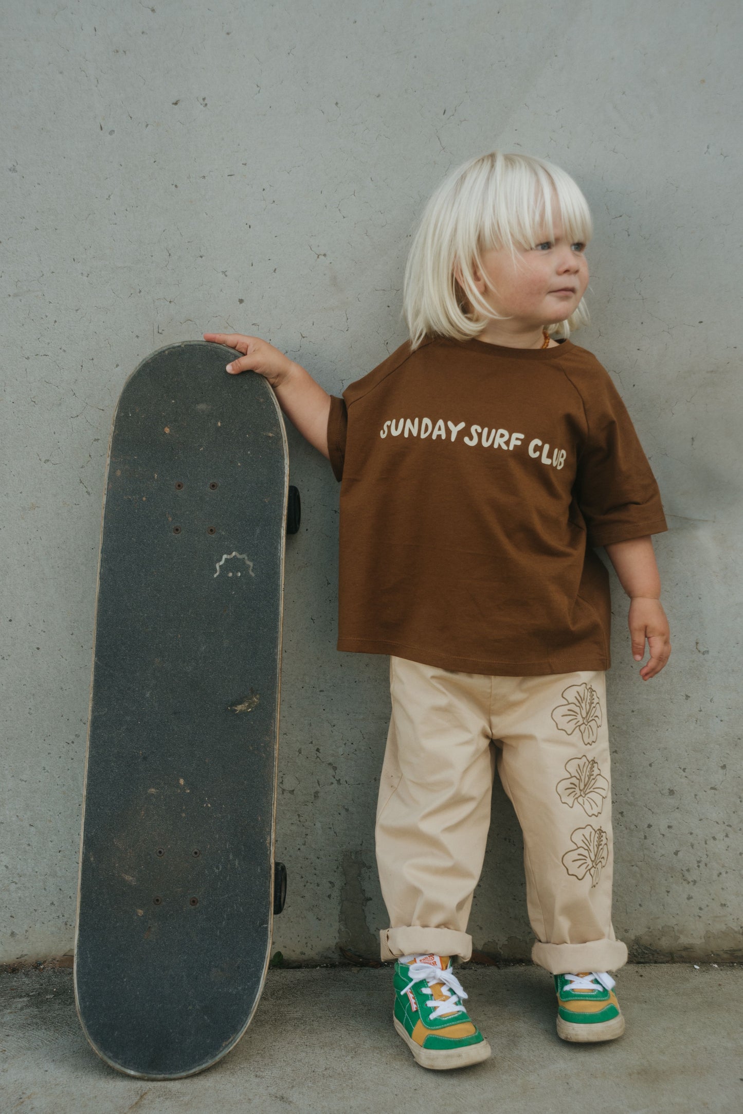 Sunday Surf Club Tee - Cacao