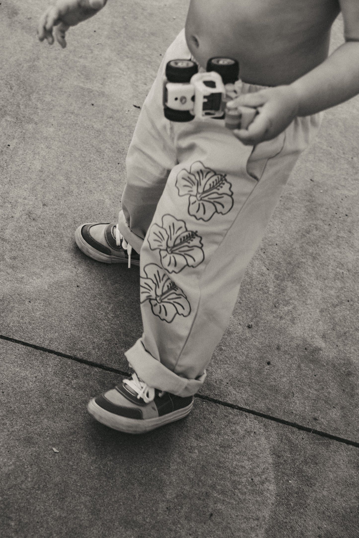 Hibiscus Pants - Sand