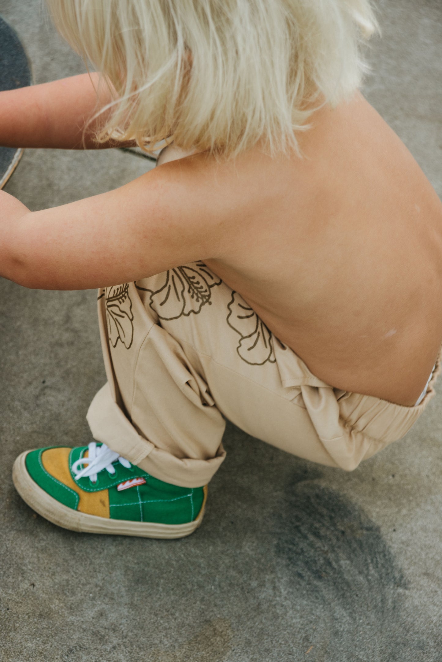 Hibiscus Pants - Sand